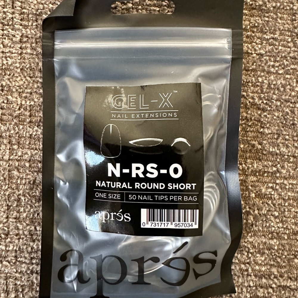 Natural Round Short Refill (50 tips per bag) N-RS-0